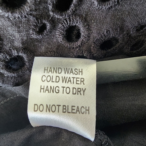 REHAB | Eyelet Dress | Black | Small - Picture 5 of 5